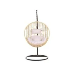 Beliani Hangstoel ASPIO - Beige Pe Rotan -Tuinstoelen Winkel 0a57f6e8e7f84b658018ac6f00ce5b45
