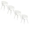 Garden Impressions Lexy Tuinstoel Wit - 4 Stuks