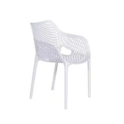 Garden Impressions Air XL Kunststof Tuinstoel Wit - Set Van 4 Stuks -Tuinstoelen Winkel 1000003877 0103