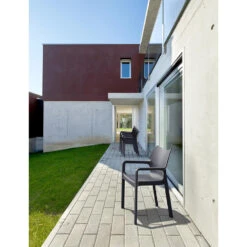 Garden Impressions Diva Tuinstoel Donker Grijs - 2 Stuks -Tuinstoelen Winkel 1000005007 0102