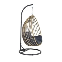 Garden Impressions Hangstoel Panama Hangstoel Ei - Natural Rotan -Tuinstoelen Winkel 1000009439 0103