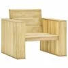 VidaXL Tuinstoel 89x76x76 Cm Geïmpregneerd Grenenhout -Tuinstoelen Winkel 1000025703