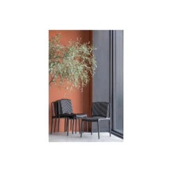 WOOOD Tuinstoel Billie - Kunststof - Zwart - Set Van 4 8 WOOOD Tuinstoel Billie - Kunststof - Zwart - Set Van 4 -Tuinstoelen Winkel 1000033694 0102