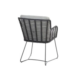 4 Seasons Outdoor Fabrice Lounge Dining Stoel - Donker Grijs -Tuinstoelen Winkel 1000035577 0103