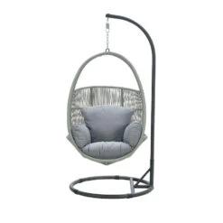 Garden Impressions Panama Hangstoel Swing Egg - Mystic Grijs -Tuinstoelen Winkel 1000035641 0104