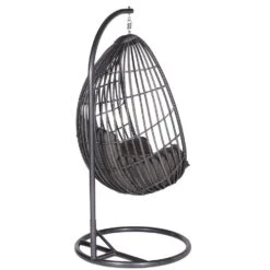 Garden Impressions Panama Hangstoel Ei - Donker Grijs -Tuinstoelen Winkel 1000035642 0104