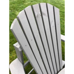 SenS-Line Adirondack Dubbele Tuinstoel - Hout - Grijs -Tuinstoelen Winkel 1000038286 0102