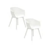 Garden Impressions Lexy Tuinstoel Wit - 2 Stuks -Tuinstoelen Winkel 1000040792