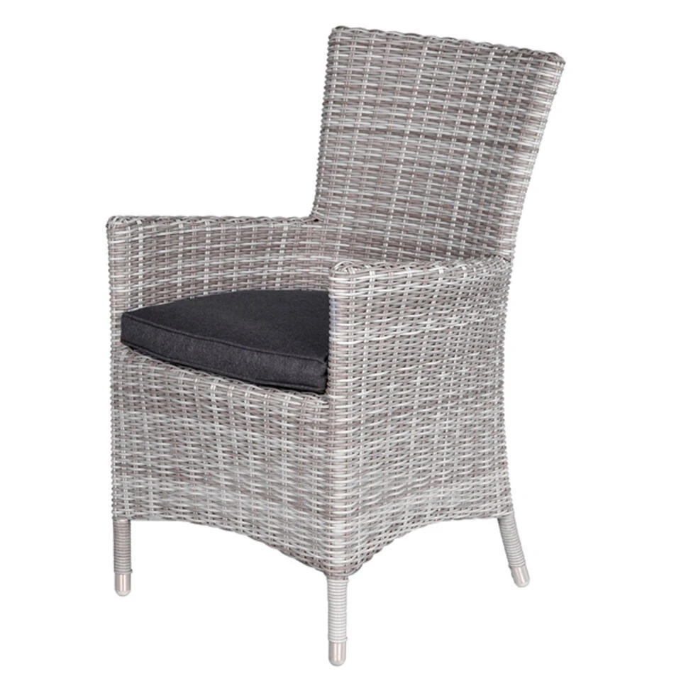 Garden Impressions Sharon Tuinstoel - Licht Grijs 4 Garden Impressions Sharon Tuinstoel - Licht Grijs - Afbeelding 2