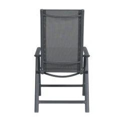 Garden Impressions Santos Verstelbare Tuinstoel - Donker Grijs -Tuinstoelen Winkel 1000040802 0103