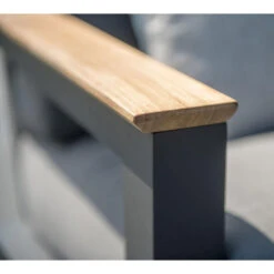 4 Seasons Outdoor Capitol Lounge Tuinstoel - Donker Grijs -Tuinstoelen Winkel 1000042157 0103