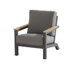 4 Seasons Outdoor Capitol Lounge Tuinstoel - Donker Grijs -Tuinstoelen Winkel 1000042157 0104