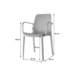 Scab Ginevra Amstoel - Taupe -Tuinstoelen Winkel 1000048035 0101