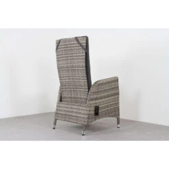 VDG Manhattan Wicker Verstelbare Tuinstoel - Dubbel Light Grey -Tuinstoelen Winkel 1000048036 0103