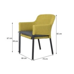 Hartman Cairo Tuinstoel Xerix - Yellow - Inclusief Kussen 7 Hartman Cairo Tuinstoel Xerix - Yellow - Inclusief Kussen -Tuinstoelen Winkel 1000048037 0101