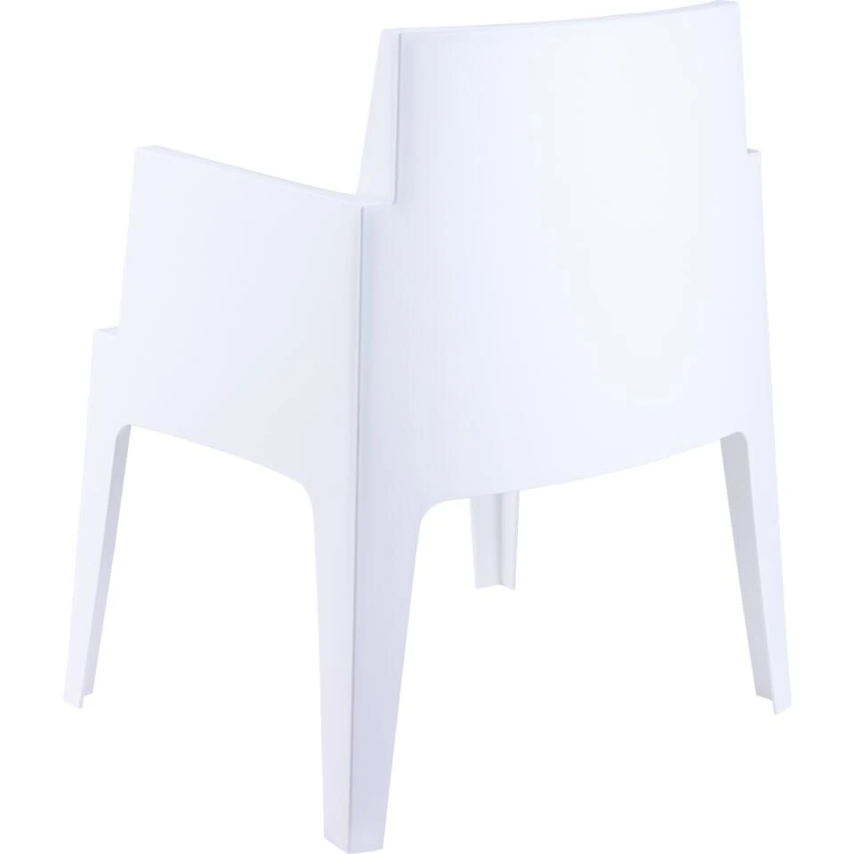 VDG Siesta Box Stapelbare Stoel - Wit 6 VDG Siesta Box Stapelbare Stoel - Wit - Afbeelding 4