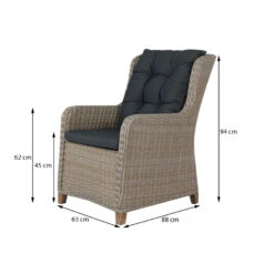 VDG Torino Dining Tuinstoel - Dessert -Tuinstoelen Winkel 1000048059 0101