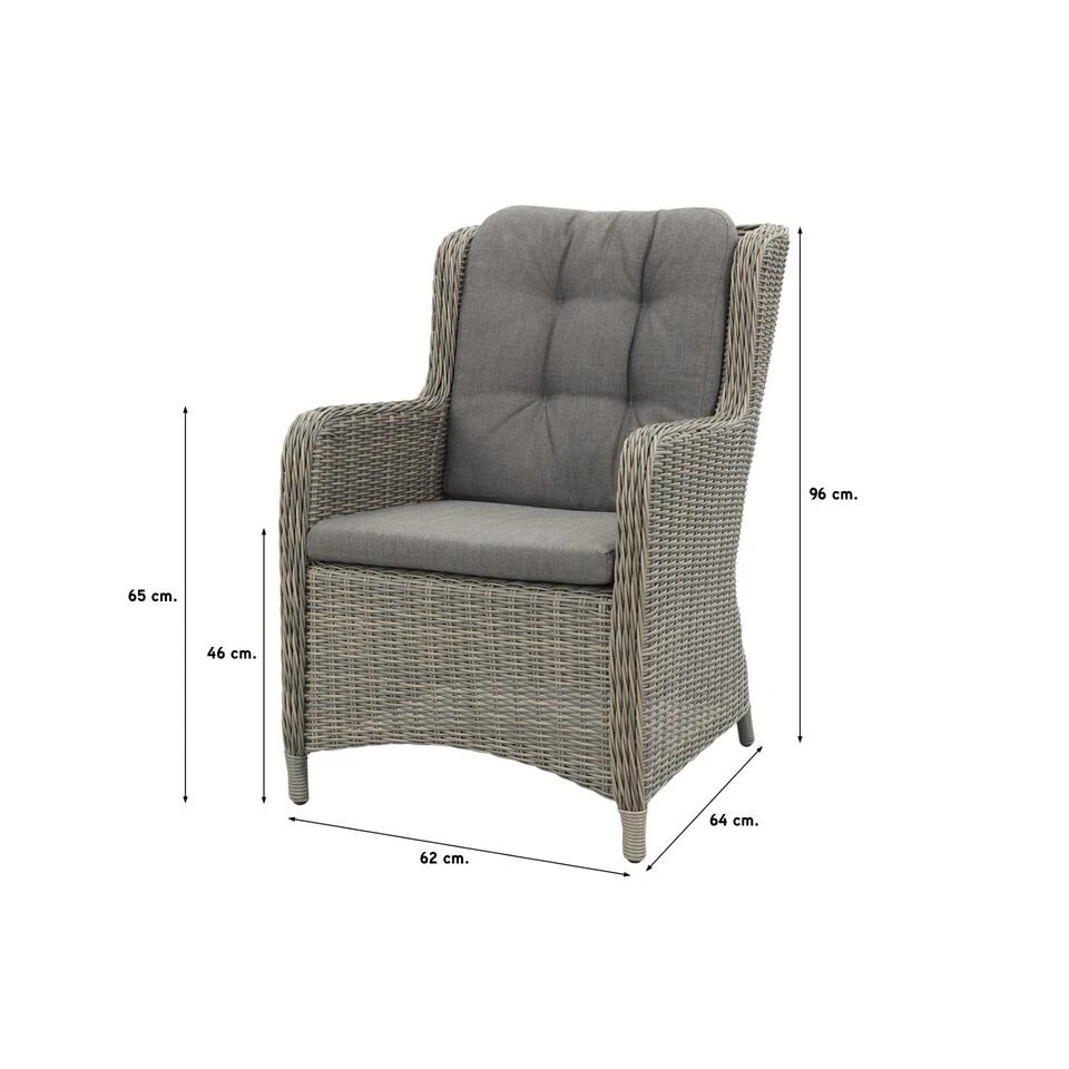 VDG Sandigo Dining Tuinstoel 4 VDG Sandigo Dining Tuinstoel - Afbeelding 2