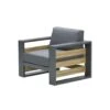 Garden Impressions Solo Lounge Fauteuil - Carbon Black/Mystic Grey -Tuinstoelen Winkel 1000048695