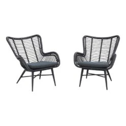 VDG Jasmine Loungestoelen Set - Black