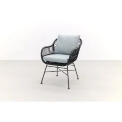 Garden Impressions Margriet Tuinstoel - Zwart Mint Grey -Tuinstoelen Winkel 1000048776 0102