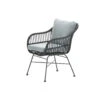 Garden Impressions Margriet Tuinstoel - Zwart Mint Grey -Tuinstoelen Winkel 1000048776