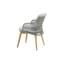 4-Seasons Sempre Tuinstoel - Teak/Silver Grey (1 St.) -Tuinstoelen Winkel 1000048797 0102