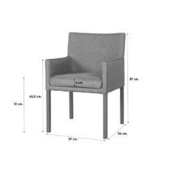 Suns Antas Dining Tuinstoel - Light Antraciet/grey -Tuinstoelen Winkel 1000048817 0101
