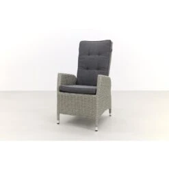 VDG Manhattan Wicker Verstelbare Tuinstoel - White Grey 8 VDG Manhattan Wicker Verstelbare Tuinstoel - White Grey -Tuinstoelen Winkel 1000050056 0102