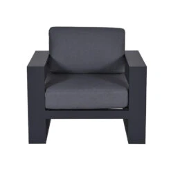 Garden Impressions Plaza Lounge Tuinstoel - Donker Grijs -Tuinstoelen Winkel 1000052950 0104
