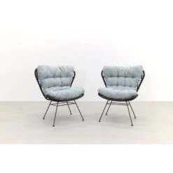 Garden Impressions Libelle Retro Loungestoel - Set Van 2 - Zwart -Tuinstoelen Winkel 1000053011 0102