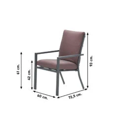Sergio Dining Tuinstoel Carbon Black/Copper -Tuinstoelen Winkel 1000053221 0101