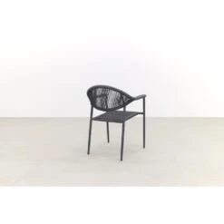 GreenChair Comfort Dining Tuinstoel - Antraciet -Tuinstoelen Winkel 1000058436 0103
