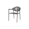 GreenChair Comfort Dining Tuinstoel - Antraciet -Tuinstoelen Winkel 1000058436