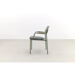 GreenChair Courage Dining Chair - Teak Armleuning - Green -Tuinstoelen Winkel 1000058437 0103