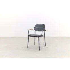 GreenChair Courage Dining Chair - Teak Armleuning - Antraciet -Tuinstoelen Winkel 1000061355 0101
