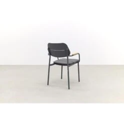 GreenChair Courage Dining Chair - Teak Armleuning - Antraciet -Tuinstoelen Winkel 1000061355 0103