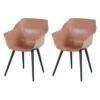 Hartman Sophie Studio Dining Armstoel - Italian Terra - Set Van 2 -Tuinstoelen Winkel 1000072085