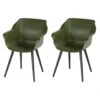 Hartman Sophie Studio Dining Armstoel - Moss Green - Set Van 2 -Tuinstoelen Winkel 1000072086