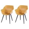 Hartman Sophie Studio Dining Armstoel - Curry Yellow - Set Van 2 2 Hartman Sophie Studio Dining Armstoel - Curry Yellow - Set Van 2 -Tuinstoelen Winkel 1000072088