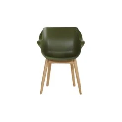 Set Van 2- Hartman Sophie Studio Diningstoel- Moss Green- Teak Poot -Tuinstoelen Winkel 1000073146 0103