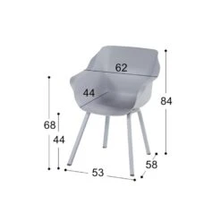 Hartman Sophie Element Dining Armstoel- Xerix - 2 St. -Tuinstoelen Winkel 1000073147 0102