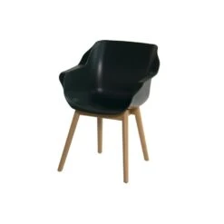 Set Van 2- Hartman Sophie Studio Diningstoel- Night Green- Teak Poot -Tuinstoelen Winkel 1000073149 0102