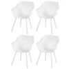 Hartman Sophie Element Dining Armstoel- Wit - 4 St. 1 Hartman Sophie Element Dining Armstoel- Wit - 4 St. -Tuinstoelen Winkel 1000074500