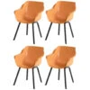Hartman Sophie Element Dining Armstoel- Indian Orange - 4 St. 2 Hartman Sophie Element Dining Armstoel- Indian Orange - 4 St. -Tuinstoelen Winkel 1000074503