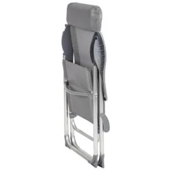 Tectake - Kampeerstoelen - Campingstoel - Tuinstoel - Set Van 4 - Grijs -Tuinstoelen Winkel 1000078034 0103