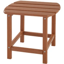 Tectake - 2 Tuinstoelen Janis Met Tafel - Houtlook - Bruin -Tuinstoelen Winkel 1000078051 0103