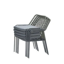 Garden Impressions Ross Tuinstoel Mosgroen - 4 Stuks -Tuinstoelen Winkel 1000087863 0103