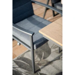 Garden Impressions Jerone Tuinstoel Verstelbaar - Donker Grijs -Tuinstoelen Winkel 1000088270 0103