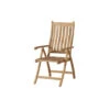 Exotan Verstelbare Tuinstoel Comfort - Teak - Naturel - 109x74x58 -Tuinstoelen Winkel 1000088947